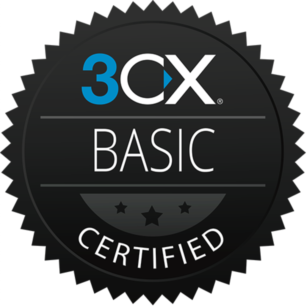 Badge certification 3CX Basic