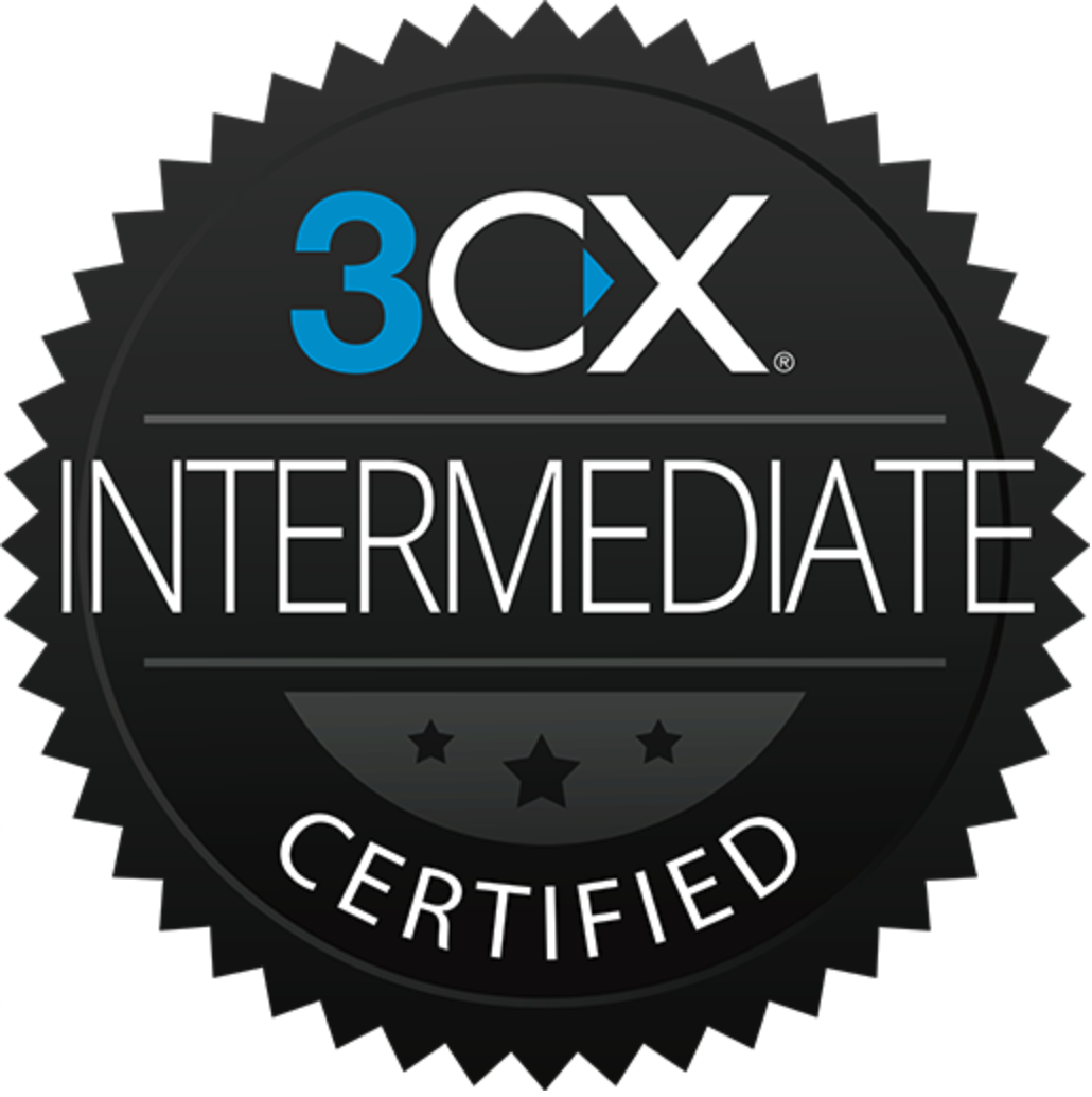 Badge certification 3CX Intermediate